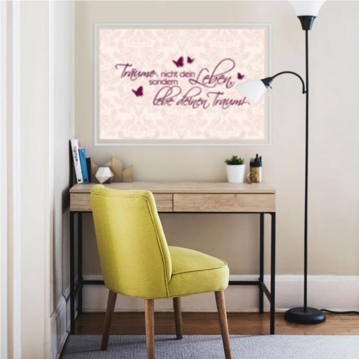 Image du produit Trenddeko Ne rêvez pas votre vie... Berry (80 x 50 cm)