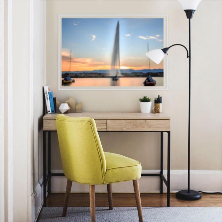 Produktbild Trenddeko Wasserfontäne im Genfer Sonnenuntergang (30 x 20 cm)