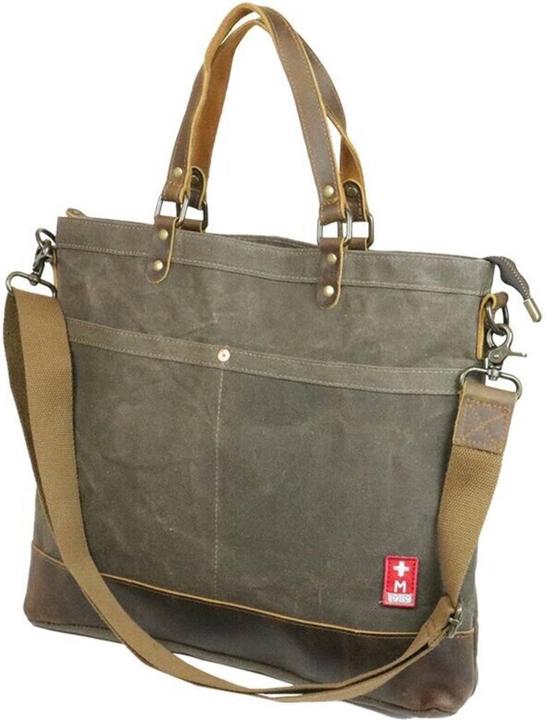 Army Shop #8 Umhängetasche aus Armeezeltstoff gewachst