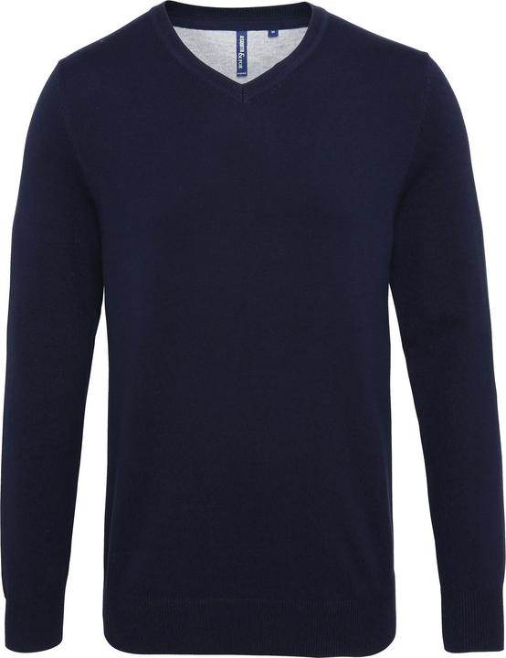 Actual product image Asquith & Fox Cotton Rich V Neck Sweater (XXL)