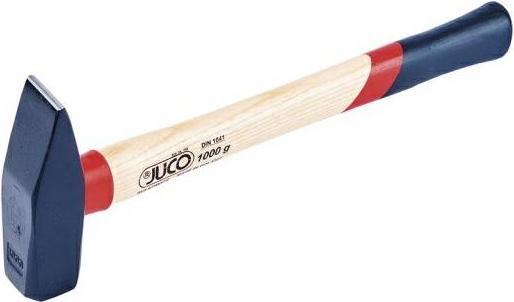 Produktbild Jucon Juco Kleiner Schlosserhammer 100g nach DIN 1041 Norm, Hammer mit Holzgriff, Geschmiedetes Werkstatt- (100 g)