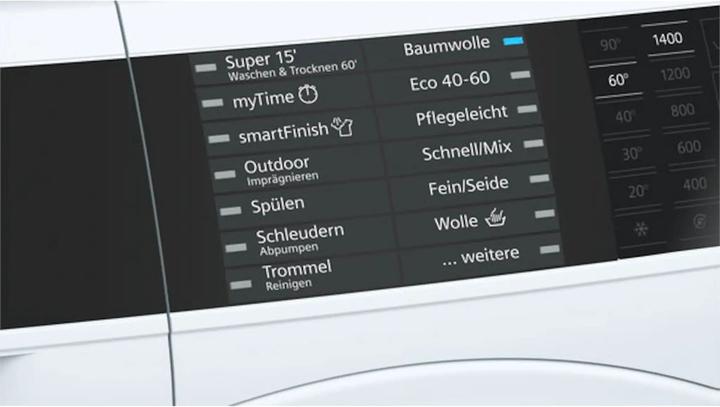 Produktbild Siemens iQ500 WD14U512 Waschtrockner Freistehend Frontlader, E