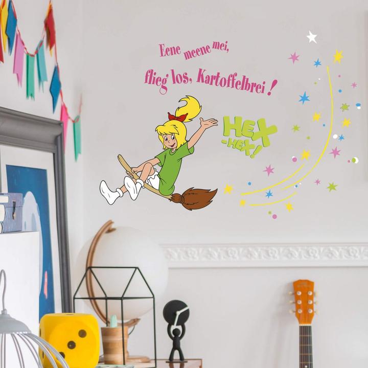 Produktbild Bibi Blocksberg Flieg los Kartoffelbrei mit Hexspruch (60 x 58 cm)