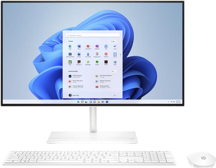 Produktbild HP All-in-One PC 24-ck0740nz, Intel Core i7-12700T, DDR4, SSD, FHD, 23.8 inch, UMA, Win11 H (Intel Core i7, 16 GB, 1000 GB, UHD Graphics 770)