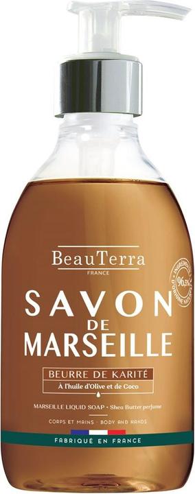 Actual product image BeauTerra Liquid soap Marseille shea butter liq (Liquid soap, 300 ml)
