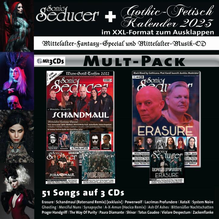 Image du produit Sonic Seducer Multi-Pack 01/2023 avec édition 07-08/22 + 09/22 (Couverture rigide, Allemand)