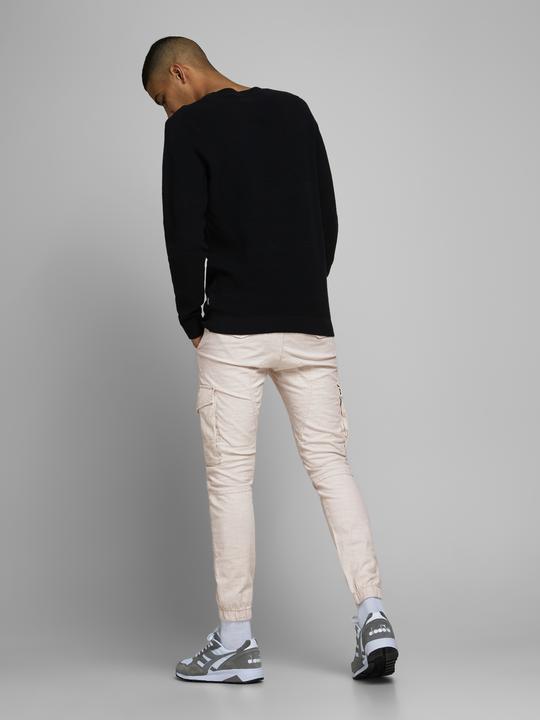 Actual product image Jack & Jones Paul flake linen AKM 980 cargo pants (W29/L32)