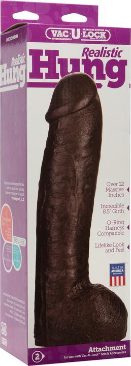 Image du produit Doc Johnson Realistic Hung Black
