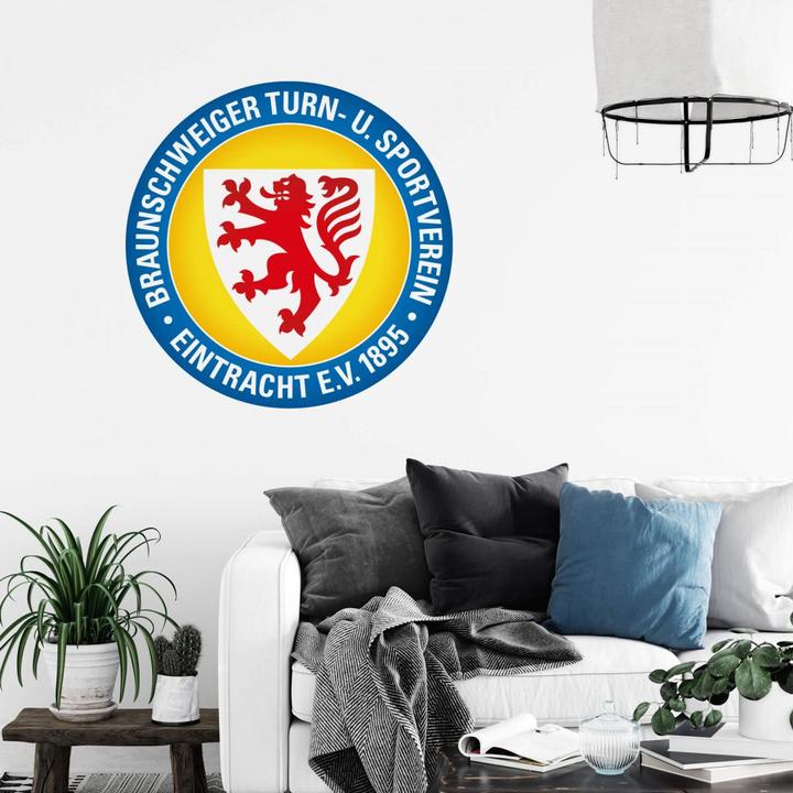 Produktbild Eintracht Braunschweig Logo (30 x 30 cm, 110 x 110 cm, 50 x 50 cm, 70 x 70 cm, 90 x 90 cm)