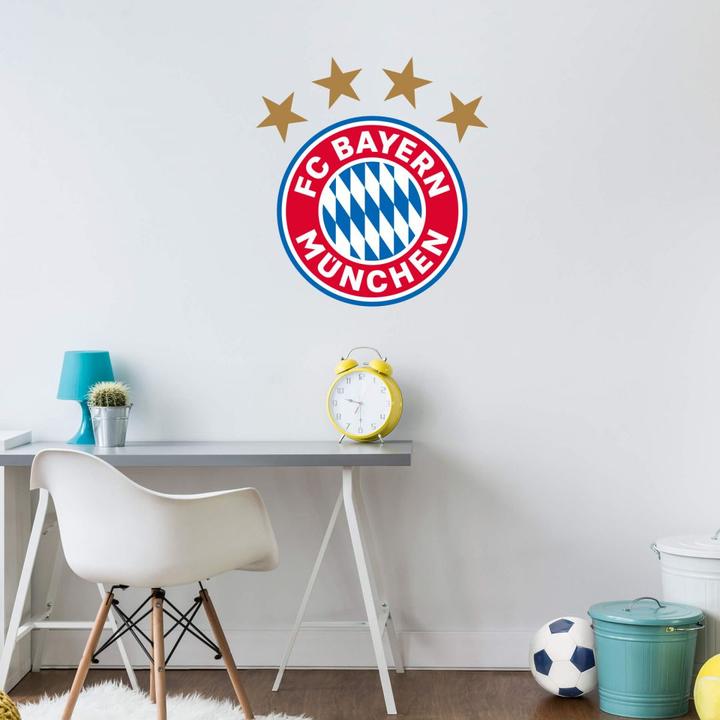 Actual product image FC Bayern München logotype (43 x 40 cm)