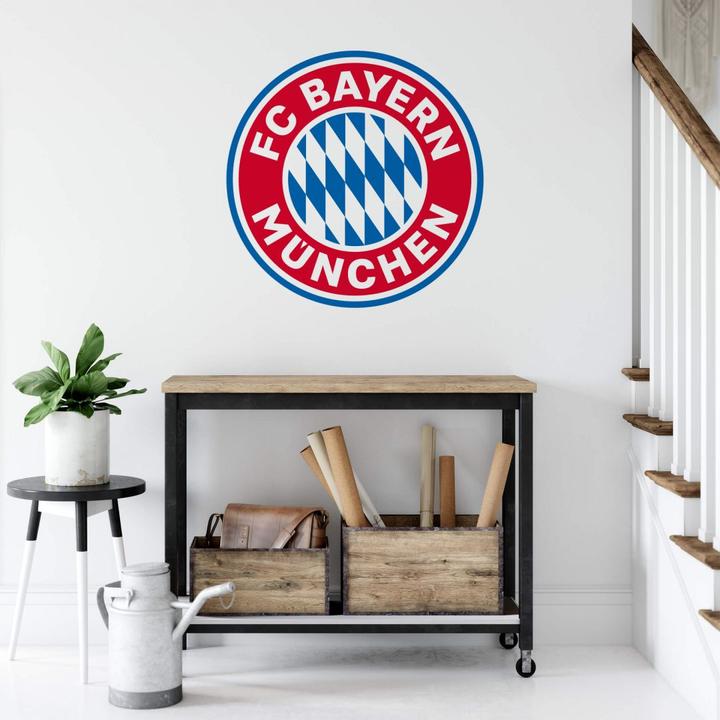 Actual product image FC Bayern München Logo without stars (20 x 20 cm, 60 x 60 cm, 40 x 40 cm, 100 x 100 cm, 120 x 120 cm, 80 x 80 cm, 30 x 30 cm)
