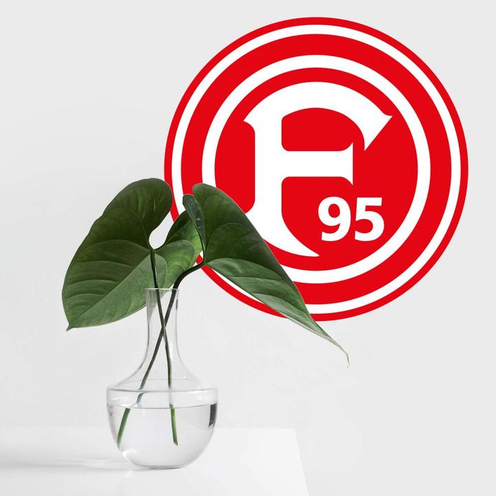 Actual product image Fortuna Düsseldorf logotype (120 x 120 cm)