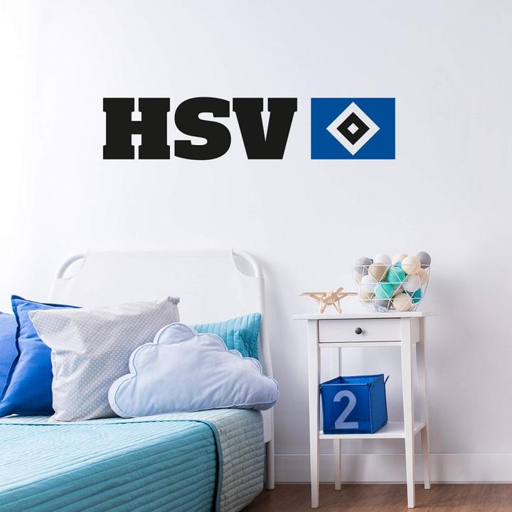Image du produit Hamburger SV Logo HSV avec inscription (60 x 13 cm)