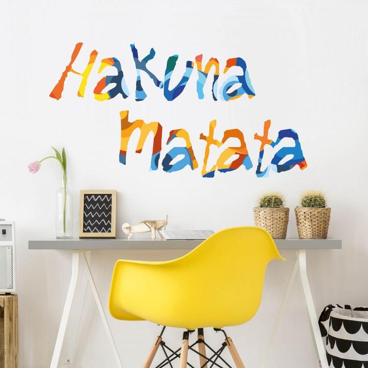 Image du produit Trenddeko Hakuna Matata 4 (60 x 31 cm, 100 x 52 cm, 80 x 42 cm)