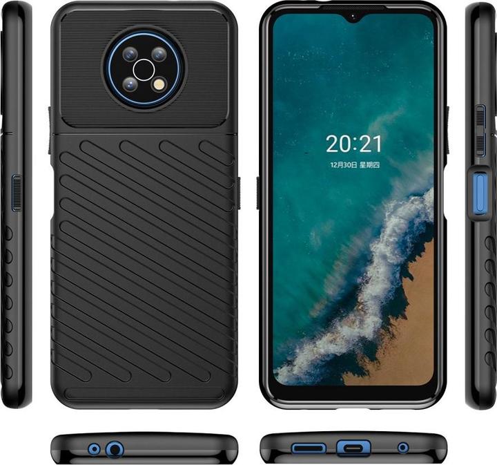 Immagine prodotto Cover-Discount Nokia G50 - Copertura in gomma testurizzata nera (Nokia G50)