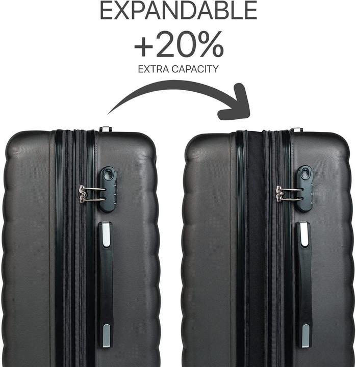 Image du produit Itaca Reisekoffer Set (105 l, Bagage à main (jusqu'à 50l), M (50 - 90l), L (90 - 115l))