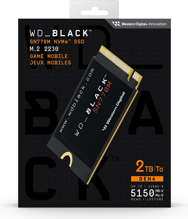 Produktbild WD Black SN770M (2000 GB, M.2 2230)