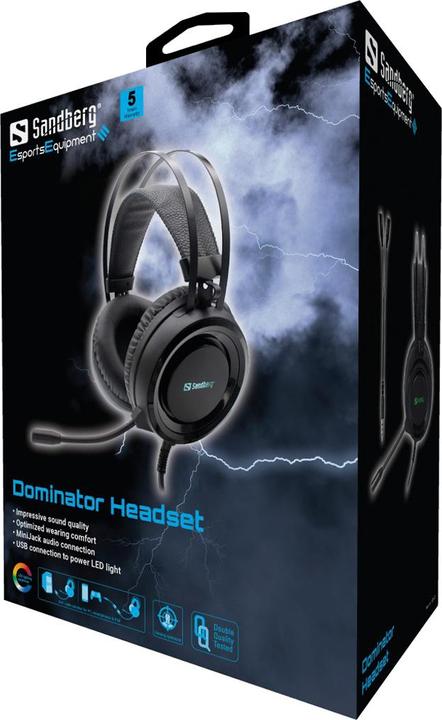 Immagine prodotto Sandberg Cuffia Dominator (Cablato)
