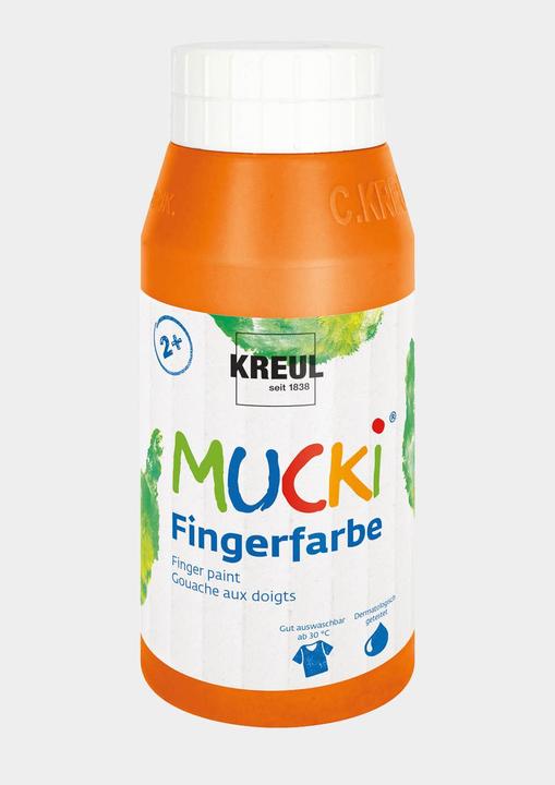 Produktbild Mucki Fingerfarbe (Orange, 750 ml)