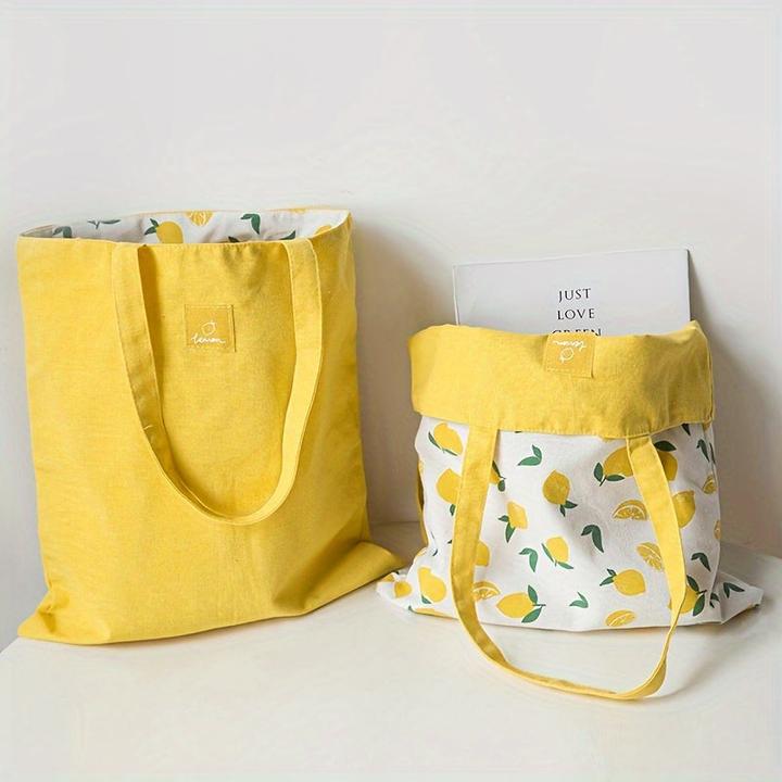 Only-Bags.Store Doppelseitige wiederverwendbare Tragetasche - ungefüttert, 40Cm/15.7In X 36Cm/14.2In