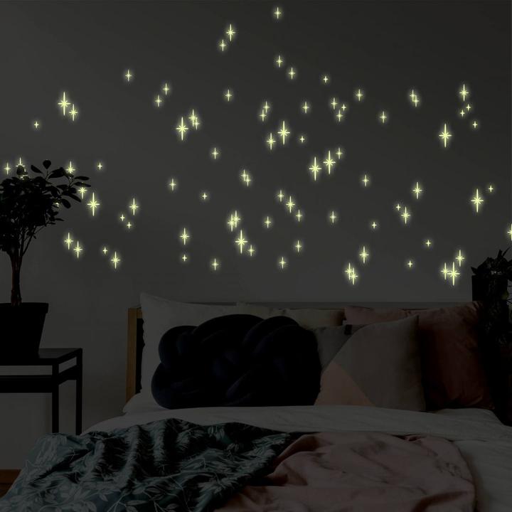 Actual product image Trenddeko Luminous sticker romantic starry sky (21 x 28 cm)