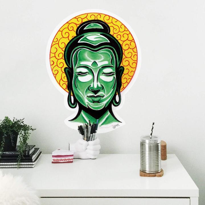 Produktbild Miami Ink Buddha Kopf (23 x 30 cm)