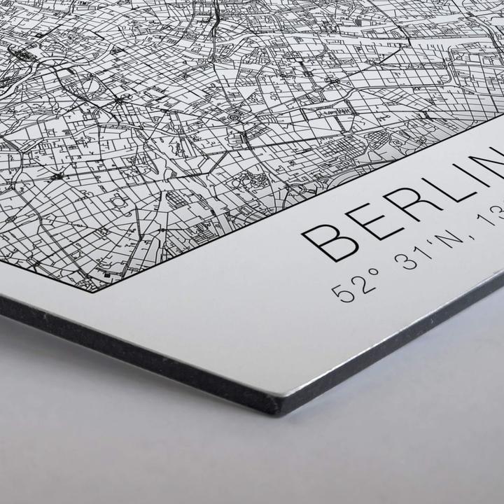 Produktbild Trenddeko Stadtplan Berlin (35 x 30 cm)