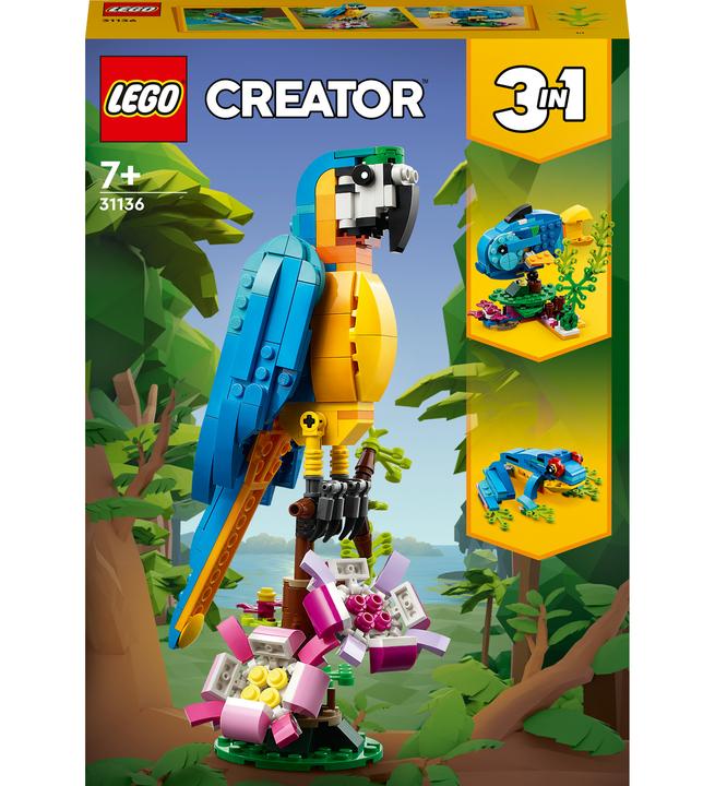 Produktbild LEGO Exotischer Papagei (31136, LEGO Creator 3-in-1)