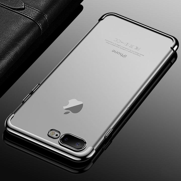 Produktbild König Design Apple iPhone 7 Plus Hülle Case Handy Cover Schutz Etui Schutzhülle Bumper Silber (Apple iPhone 7 Plus)