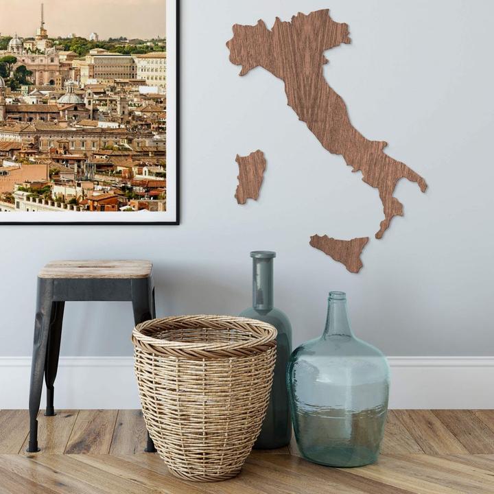 Produktbild Trenddeko Karte Italien (29 x 38 cm)