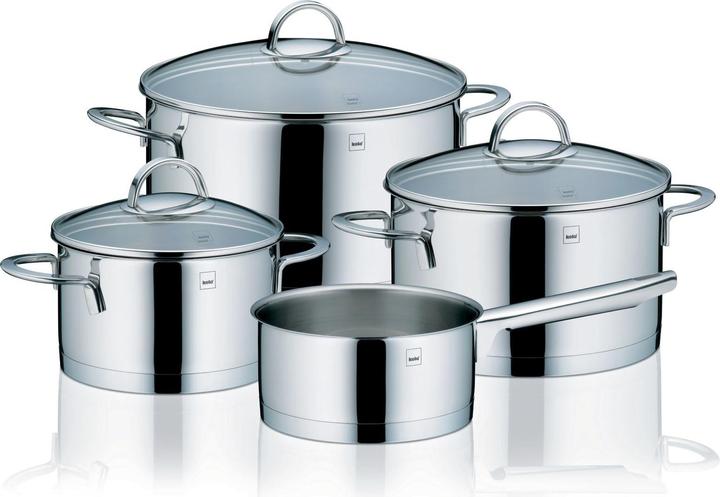 Kela Kochtopf-Set Cailin (16 cm, Pfannenset + Topfset, Edelstahl)