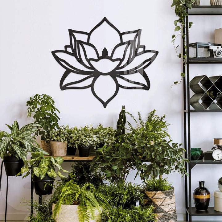 Image du produit Trenddeko Fleur de lotus (40 x 34 cm, 60 x 51 cm, 70 x 60 cm, 50 x 43 cm, 80 x 68 cm)