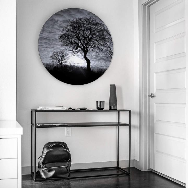 Actual product image Trenddeko Black and White Sunset (Ø 30 cm)