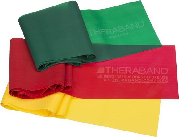 Immagine prodotto TheraBand Set di nastri per esercizi (1.50 m, Light)