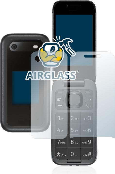 Produktbild BROTECT AirGlass Panzerglasfolie (1 Stück, Nokia 2660 Flip)