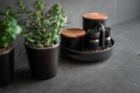 Actual product image Wenko Storage Jar Mio black (0.70 l)