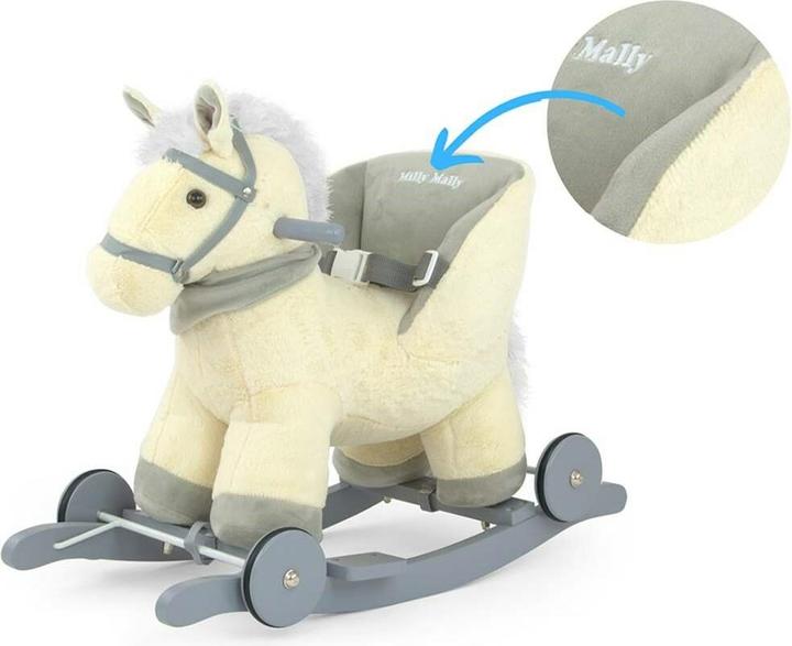 Actual product image Mally Rocking horse Polly beige Milly