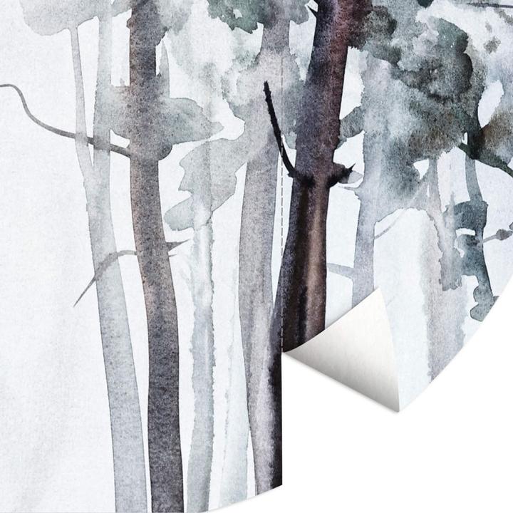 Actual product image Trenddeko Watercolor forest (Ø 236 cm)