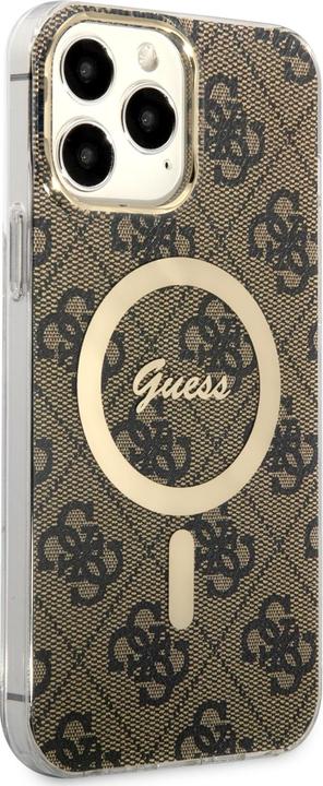 Actual product image Guess GUHMP13XH4STW iPhone 13 Pro Max 6.7" br?zowy/brown hardcase 4G MagSafe (Apple iPhone 13 Pro Max)