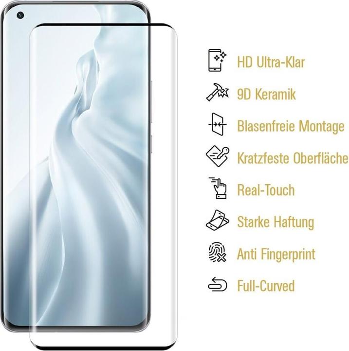 Produktbild Protectorking 3x Ceramic-Glass Full Cover HD Klar (3 Stück, Xiaomi Mi 10 Pro)