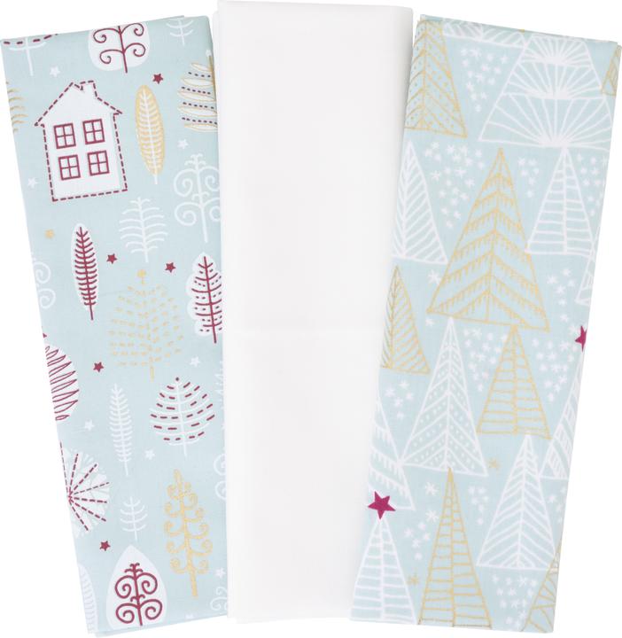 Actual product image BeaLena Fabric pack "Frozen Winter" set of 3, 3 designs à 50 x 70 cm