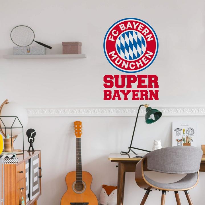 Produktbild FC Bayern München Super Bayern (40 x 60 cm, 67 x 100 cm, 54 x 80 cm, 27 x 40 cm)