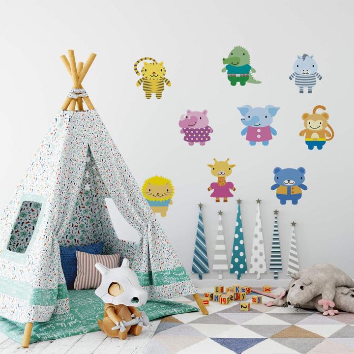 Actual product image Trenddeko Cute animals (60 x 70 cm, 100 x 116 cm)
