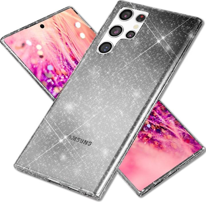 Produktbild Nalia Klare Glitzer Silikon Hülle (Samsung Galaxy S24 Ultra)