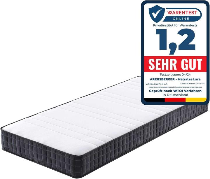 Actual product image Arensberger Lara (140 x 200, Spring core)