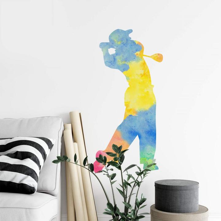Image du produit Trenddeko Aquarelle Golfeur 02 (78 x 160 cm)