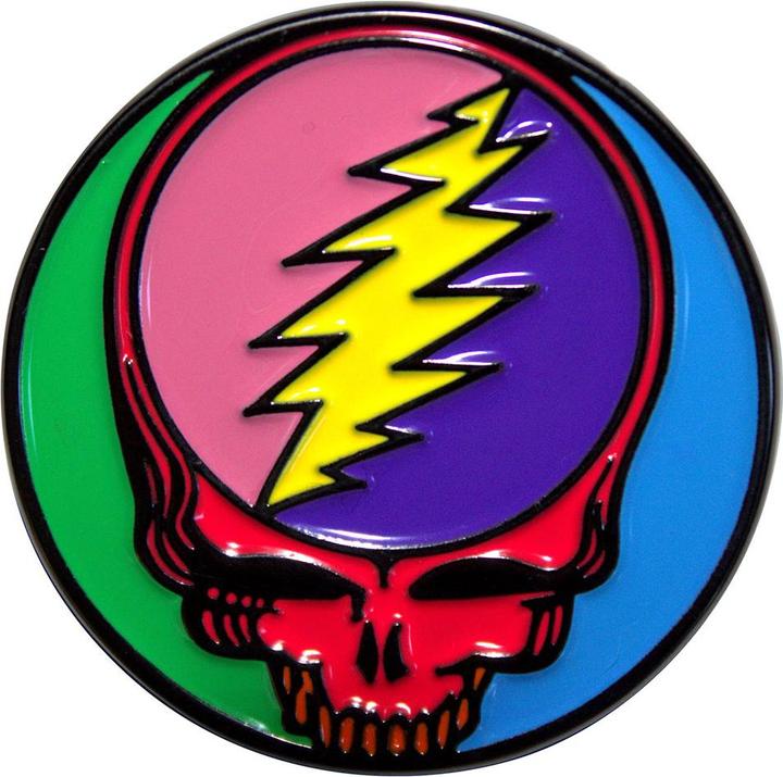 Grateful Dead Abzeichen Steal Your Face Emaille ZinkLegierung