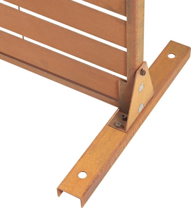 Produktbild Casa.Pro Trennwand Nodepp Cortenstahl 180x90 cm Edelrost (180 x 90 x 40 cm)