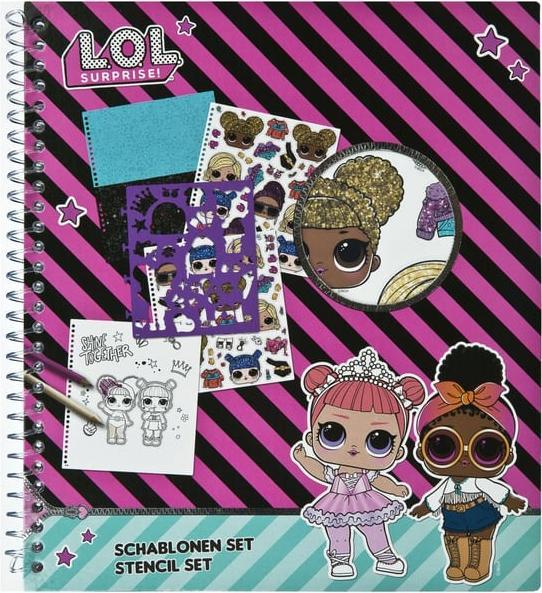 Produktbild Undercover L.O.L. Surprise - Schablonen Set - 32-teilig