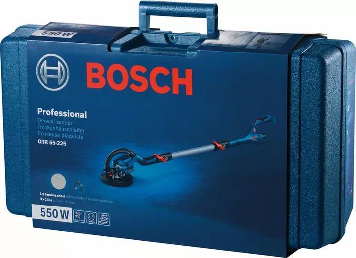 Image du produit Bosch Professional Ponceuse pour cloisons sèches GTR 55-225 Professional (Ponceuse excentrique, 550 W)
